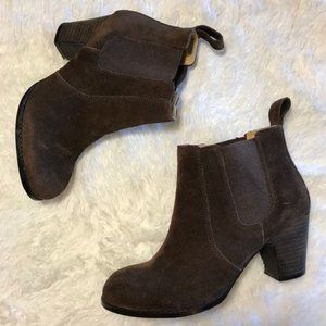 *Rare* Nine West Chocolate Vintage America Genuine Leather Bootie